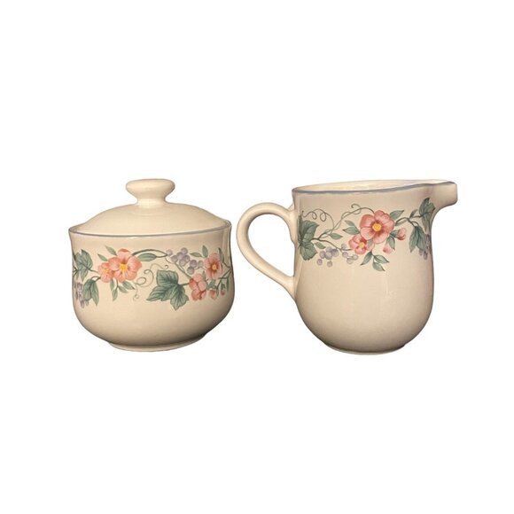 Vintage Ranmaru Mervyns Kensington Sugar and Cream Dish 4940 - Picture 11 of 16